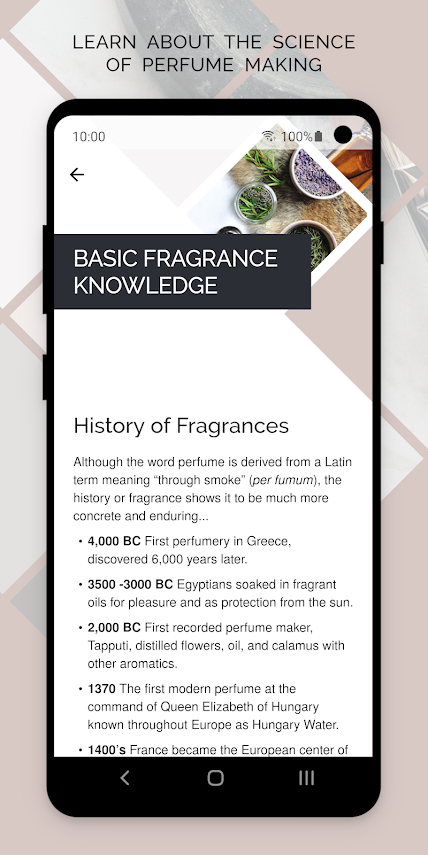 Fragrance Calculator App - BC Fragrance